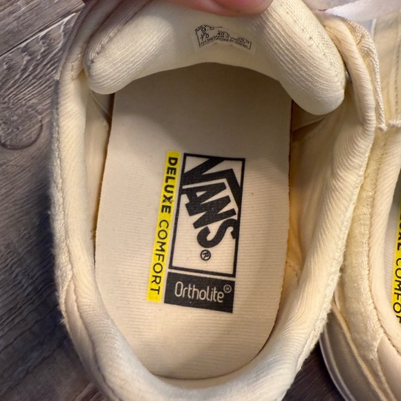 EUC Vans Ward DX Skate Shoes Women Size 9.5 Yellow - Picture 6 of 11